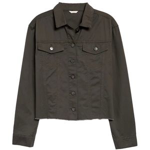 Caslon Fringe Twill Jacket